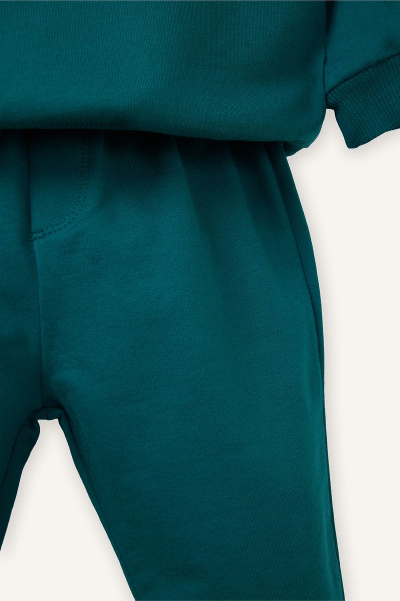 ديفاكتو طقم بيبي اولادي قماش خفيف قصة عادية - قطعتين - Image 4